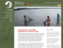 Tablet Screenshot of marionmuseum.org